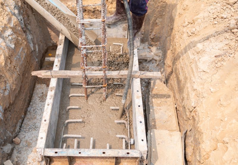 Cement Foundation Pouring