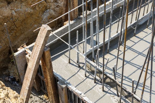 Concrete Footing Pouring in Battle Ground