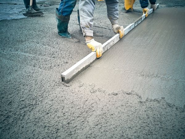 Cement Slab Installation in Battle Ground