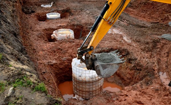 Foundation Piling in Battle Ground