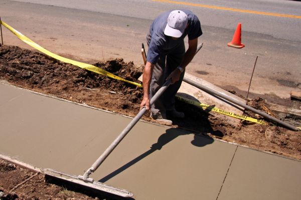 Sidewalk Building in Battle Ground