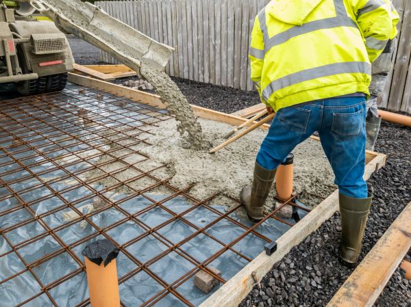 Basement Slab Pouring in Battle Ground