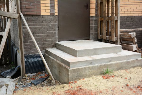 Cement Steps Construction in Battle Ground