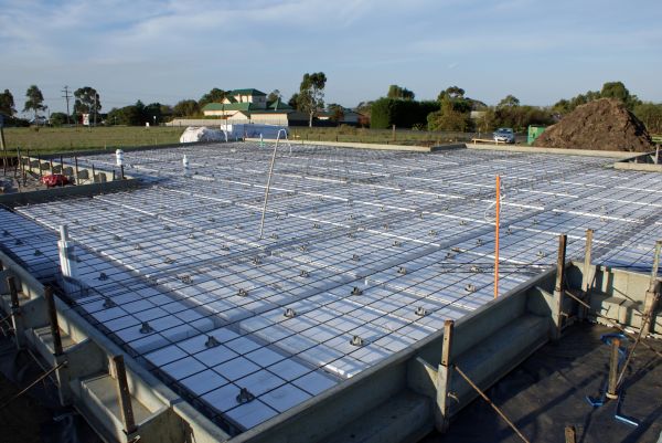 Barn Pad Construction in Battle Ground