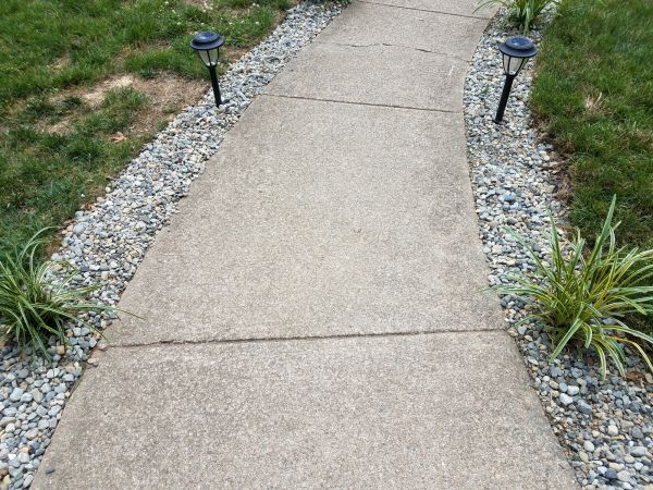Cement Path Construction in Battle Ground